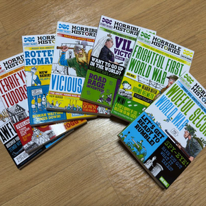 [S급/미사용] Horrible Histories 원서 7권 세트 (25년 구매)