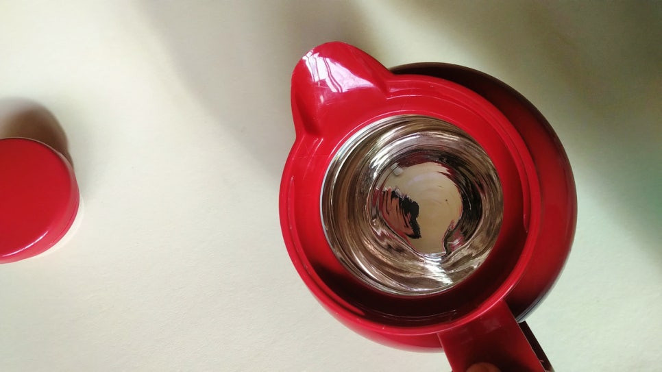 독일 헬리오스 몬도푸시 보온병 레드--1