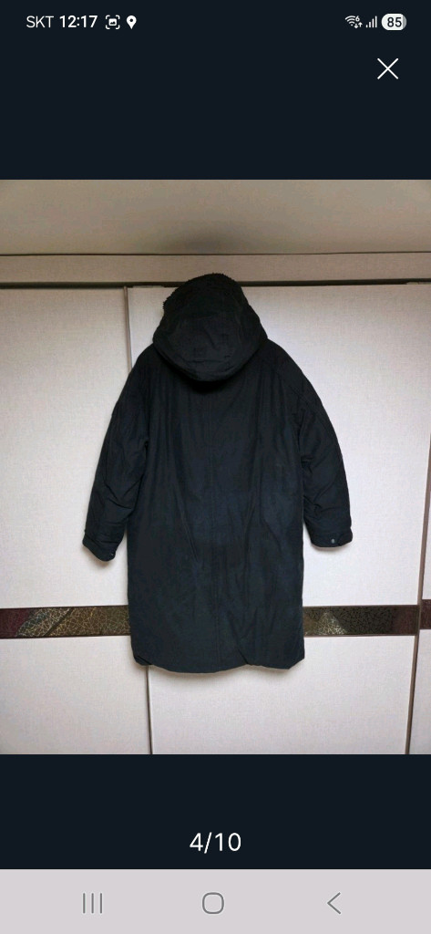 버커루 블랙 롱패딩 105 이미지