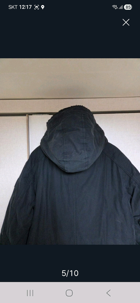 버커루 블랙 롱패딩 105 이미지