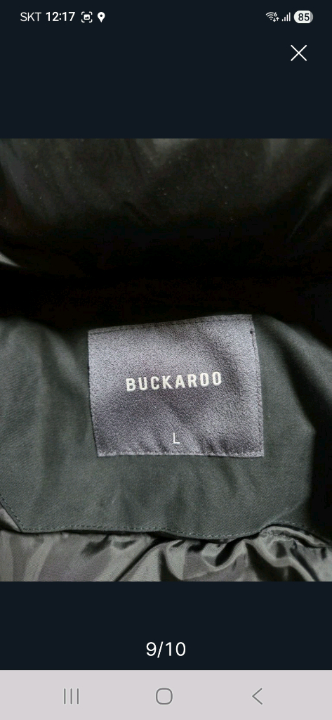 버커루 블랙 롱패딩 105 이미지