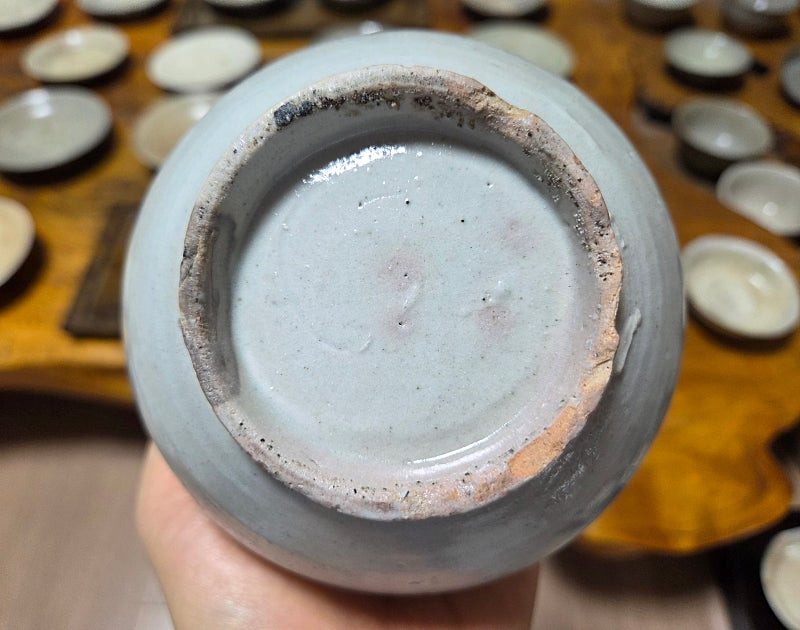 골동품 조선후기 관요사기 청화백자 호 이미지