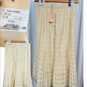 한섬90% SJSJ 택새상품 스커트 팸셀 비품