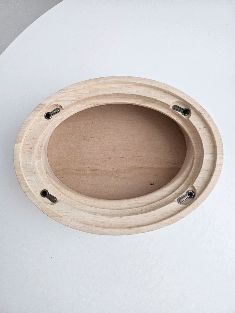 타원형 원목 보석함--1