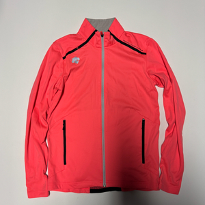 여성 데상트 트레이닝 기능성 집업 져지 핑크 S