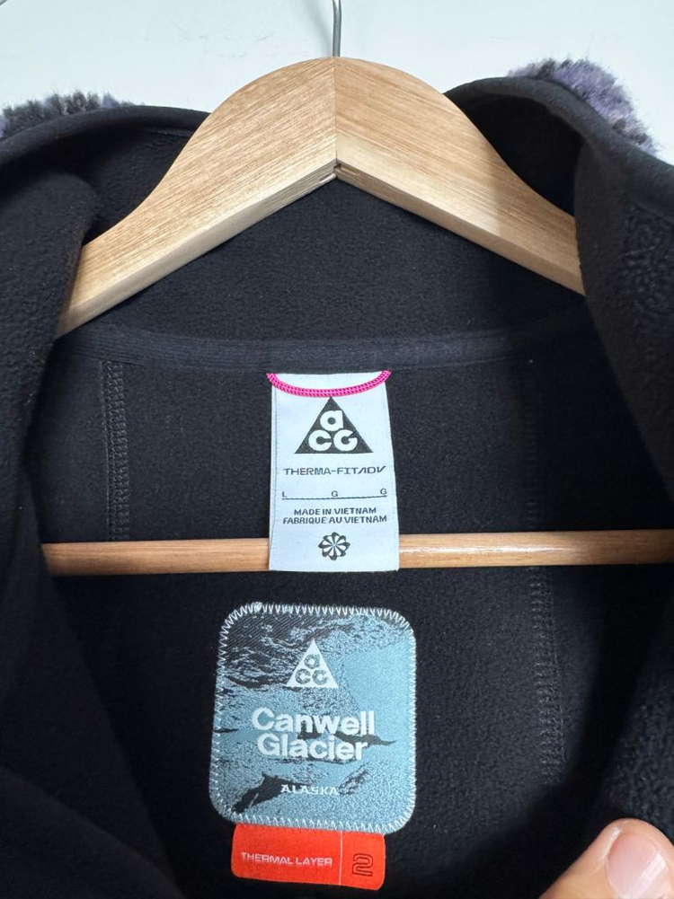 [L / 실착 X] 나이키 ACG 플리스 캔웰 글레이셔 아노락--5