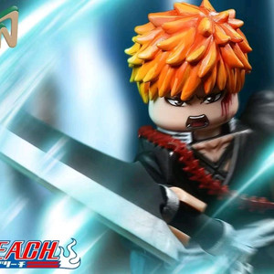 레고 커스텀 피규어 블리치 쿠로사키 이치고