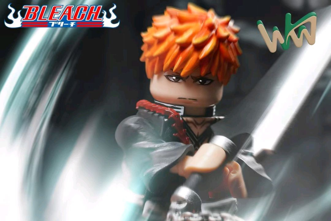 레고 커스텀 피규어 블리치 쿠로사키 이치고 이미지