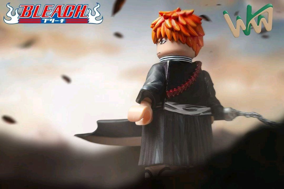 레고 커스텀 피규어 블리치 쿠로사키 이치고 이미지