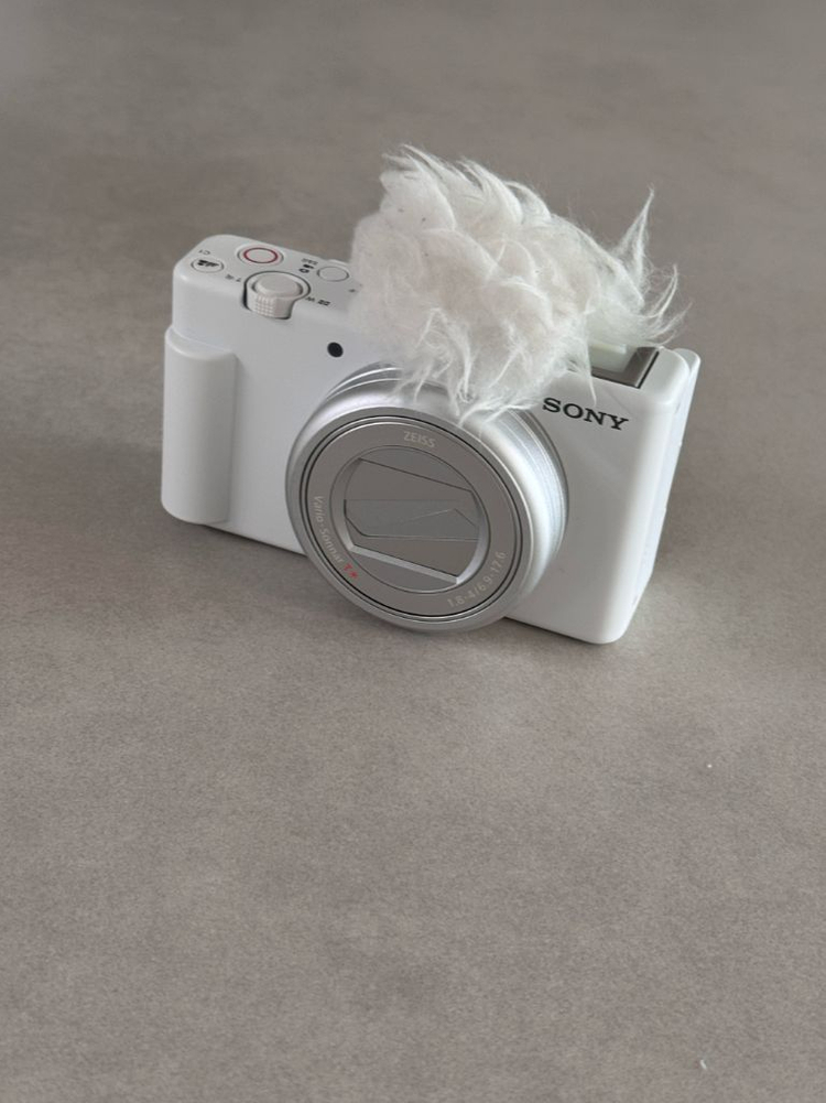 소니 ZV-1 m2 화이트 +슈팅 그립+베터리2개--1