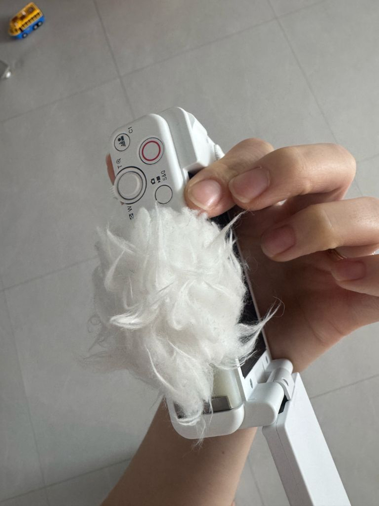 소니 ZV-1 m2 화이트 +슈팅 그립+베터리2개--3