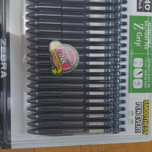 제브라 z그립 검정볼펜 40개입 새상품 판매합니다