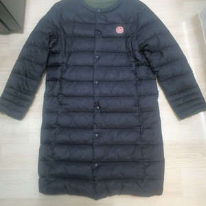 빈폴키즈 리버시블 구스 경량롱패딩 (블랙/카키) 155