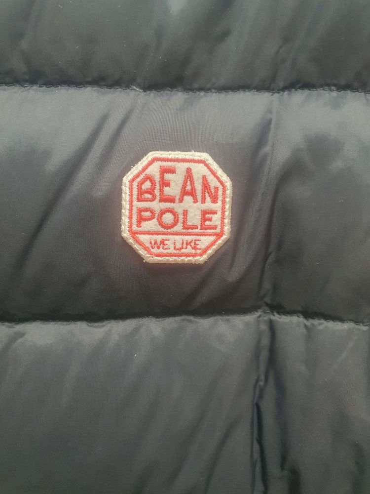 빈폴키즈 리버시블 구스 경량롱패딩 (블랙/카키) 155--2