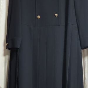 럭키슈에뜨 플리츠 더블 버튼 롱 원피스 새상품