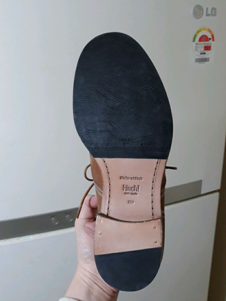 새상품 킨치 876 스웨이드 더비 250 (255) 구이디 드레익스 그라더스 버윅 로크 얀코 포터리 레드윙 알든--2