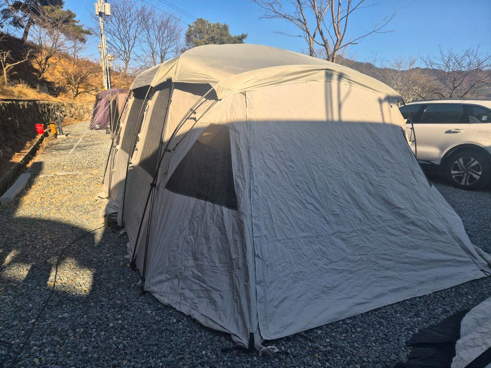 폴라리스 텐트 드라코텐트 5~6인용 웜그레이 캠핑텐트--2