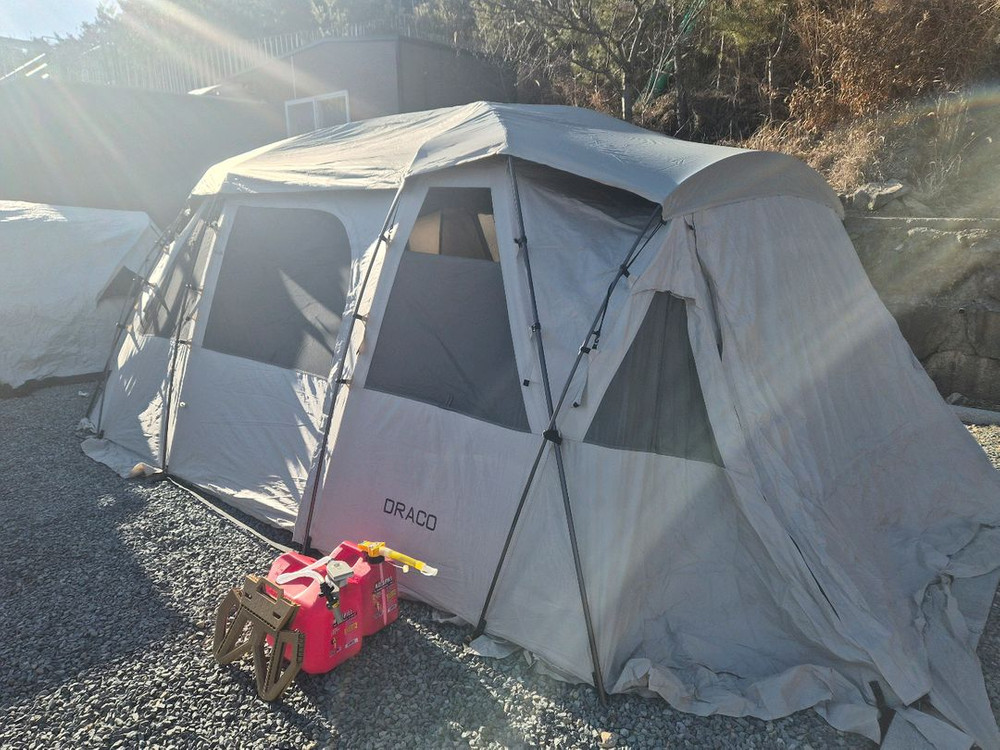 폴라리스 텐트 드라코텐트 5~6인용 웜그레이 캠핑텐트--4