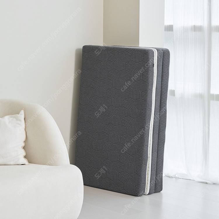 단단한 3단 접이식 매트리스 원룸 바닥 토퍼 수면매트 침대 접는 매트릭스 싱글 슈퍼싱글--1