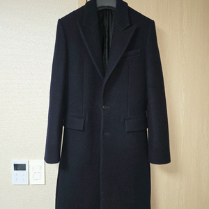 준지 캐시미어 블랜디드 롱코트 44