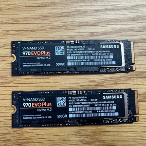 삼성 970 EVO Plus M2 NVMe SSD 500GB 2개 세트
