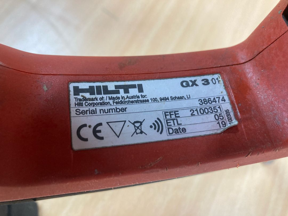 힐티 GX3 가스타정기 가스타카 이미지