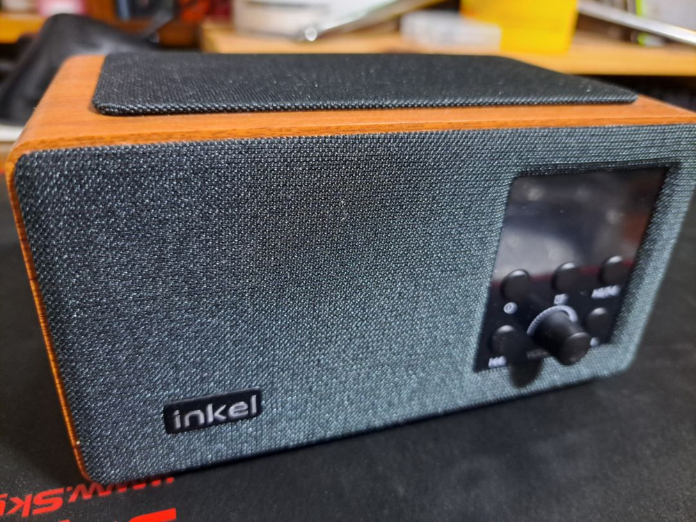 인켈 LED 블루투스 스피커/라디오/폰고속충전--3