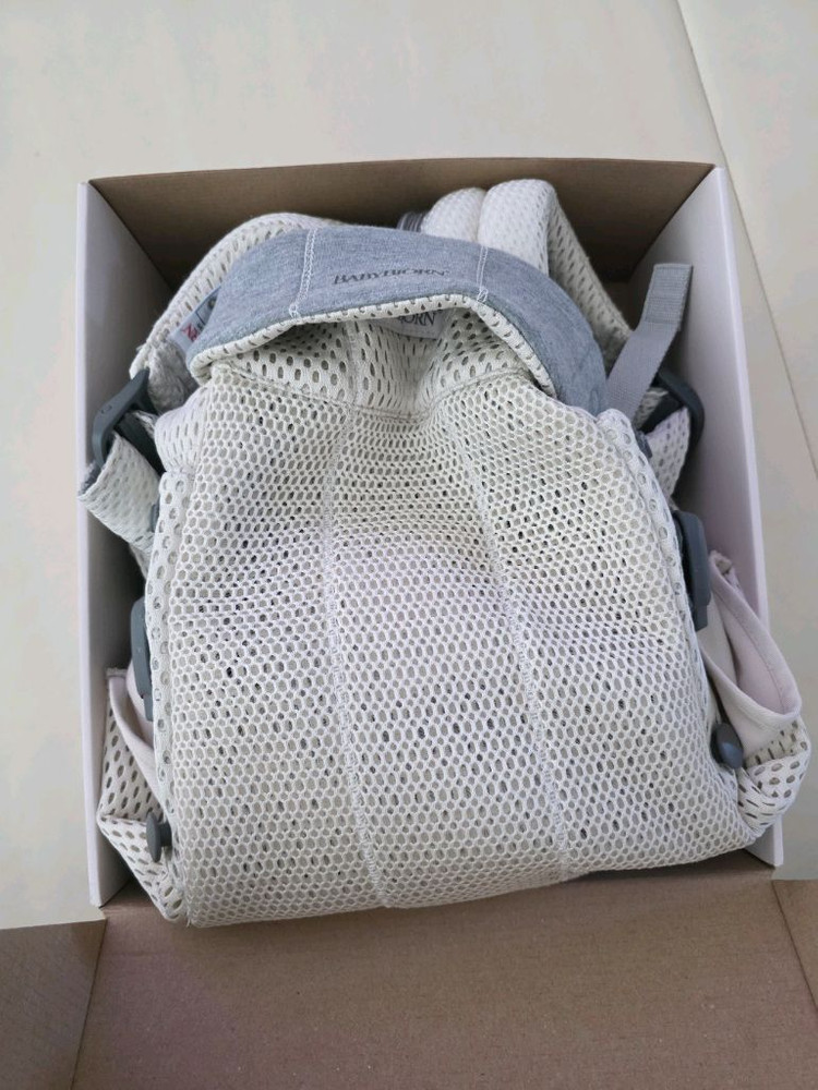 베이비뵨 하모니 아기띠 3D 메쉬 크림 이미지