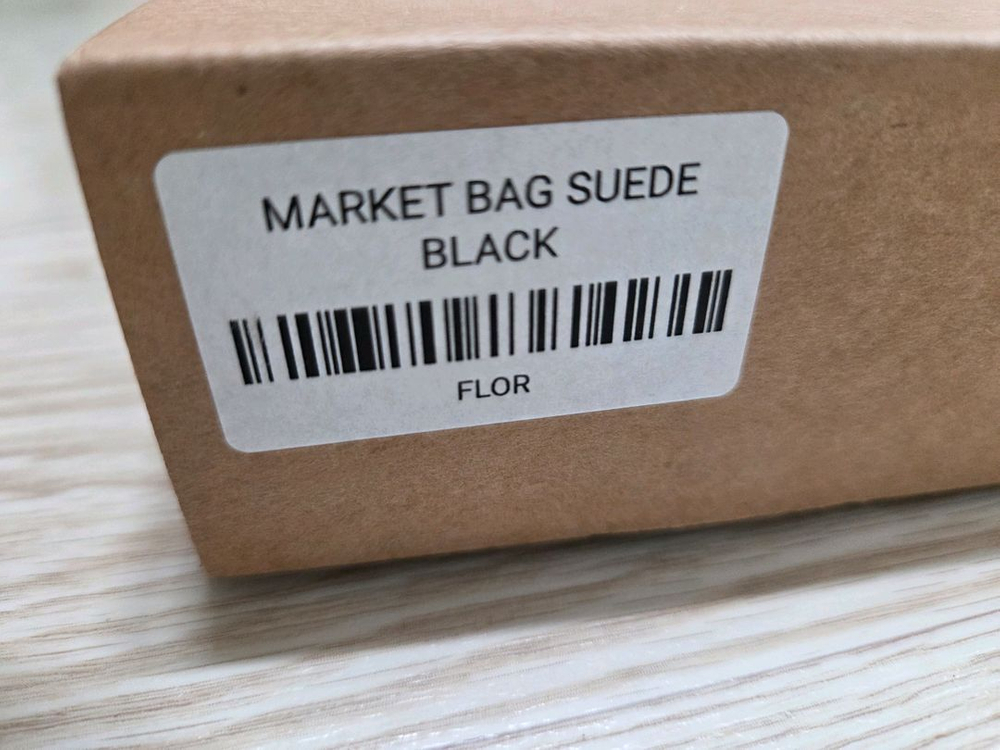 플로르 플라워 마켓백 Flower Market Bag - 스웨이드 블랙--2