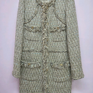 모조에스핀 트위드 코트 55사이즈