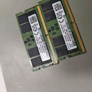 삼성 노트북용 DDR5 5600 32GB X 2 총64기가