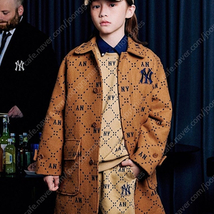 미착용 새제품 MLB 키즈 모직코트 졸업식코트, 입학식코트 사이즈 110, 120, 130,.