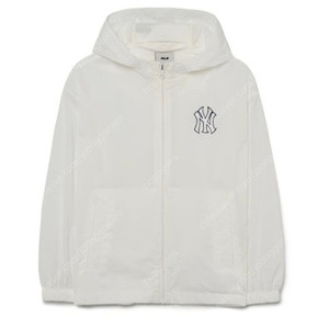 펑예정 쿨거래시 6만9천택포! 미착용 새제품 MLB 키즈 바람막이점퍼 남아여아 공용 바람막이 사이즈 145 화이트