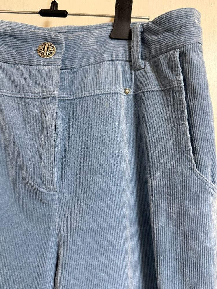 마인 코듀로이 팬츠 하늘색--2