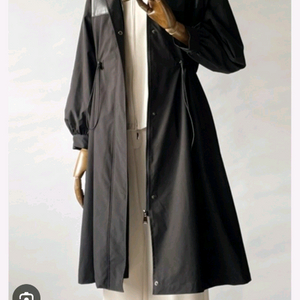 사라제이 가죽 후드 트렌치코트 야상점퍼ㅡ새상품 가격내림