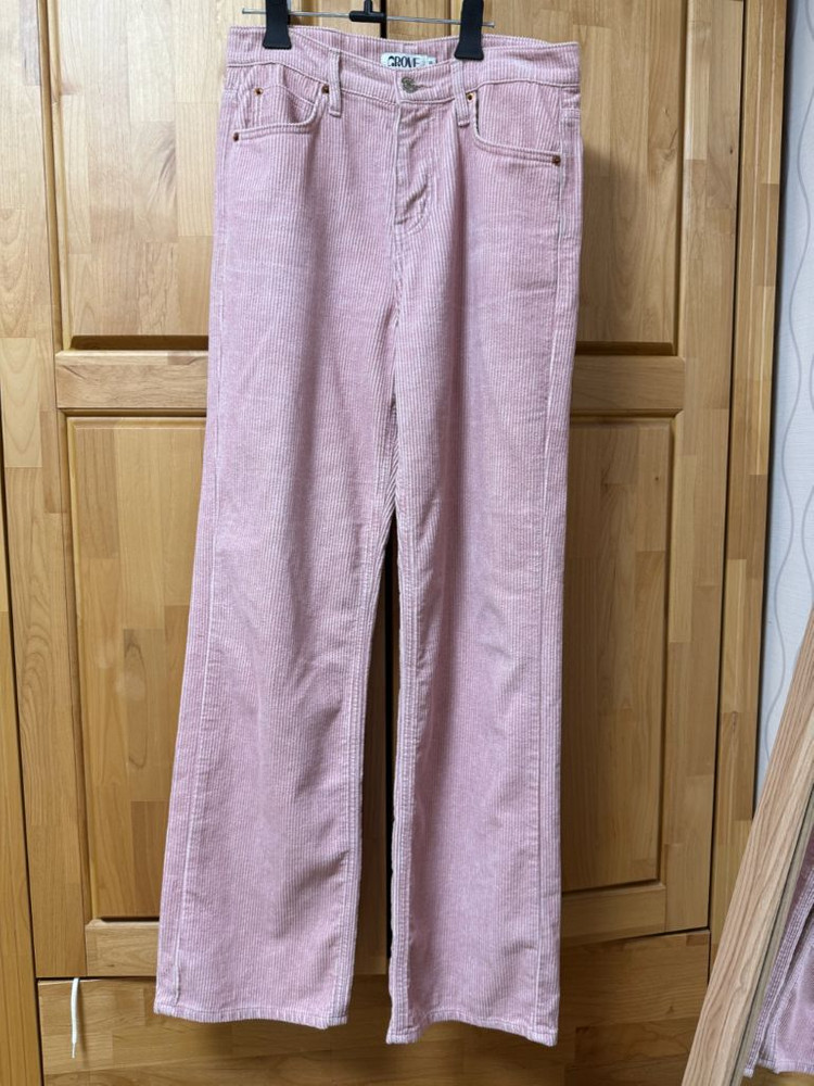 GROVE 코듀로이 팬츠 핑크 S--4