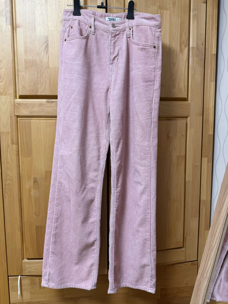 GROVE 코듀로이 팬츠 핑크 S--5