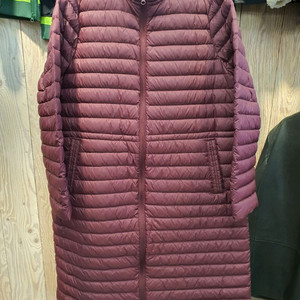 [거위털 90%] 스텔스 여성 경량 롱 패딩 (88사이즈/상태 좋음) 이미지