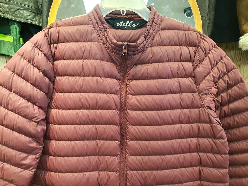 [거위털 90%] 스텔스 여성 경량 롱 패딩 (88사이즈/상태 좋음) 이미지