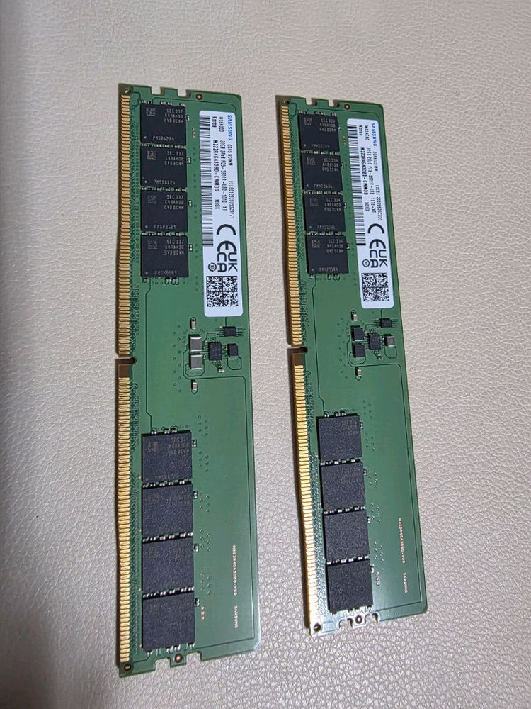 DDR5 32GB 메모리 2개 세트 이미지