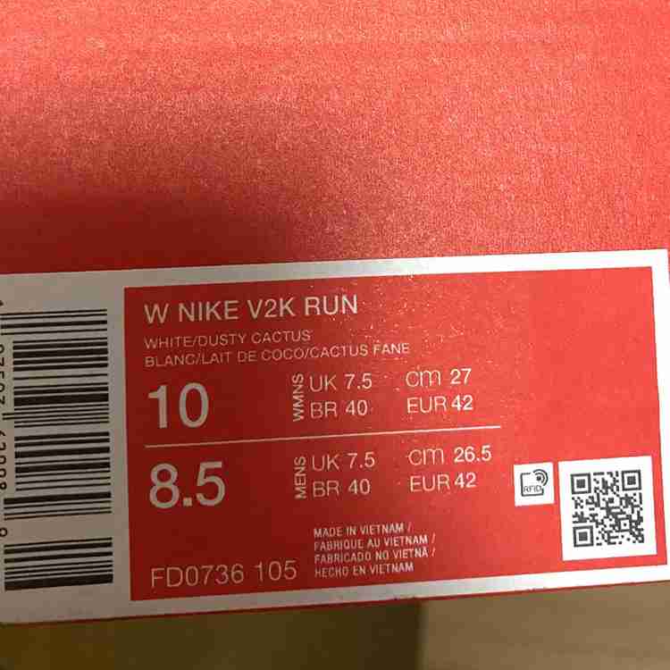 (새제품) 나이키 V2K RUN 265mm 운동화 러닝화 매장정품--5