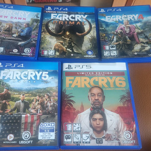 PS 파크라이 중고타이틀 5종 일괄판매