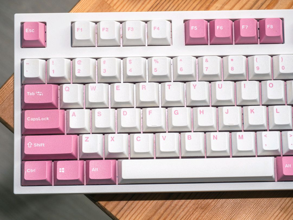 레오폴드 FC750RBT 갈축 핑크/화이트 블루투스 기계식 키보드--3