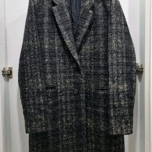 [최종가] TIME 타임옴므 양모 알파카 체크코트 이미지