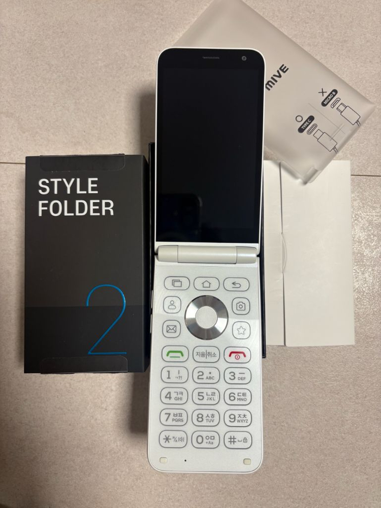스타일 폴더2 (AT-M140L) 단순개봉 미사용 새상품-부산--1