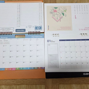 2026 탁상달력 2개