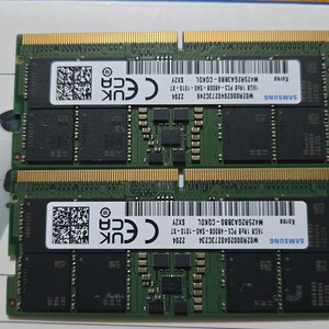 노트북 ddr5 4800mhz 16g 총두개 개당19만