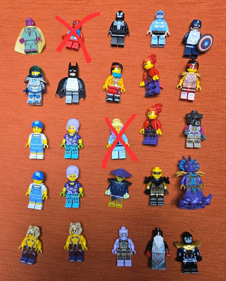 레고 피규어 시즌, 닌자고, 마블, 시티, 몽키, 동물 기타--7