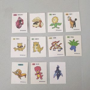 2천 / 포켓몬 띠부씰 피카츄스티커 피카츄띠부씰 이미지