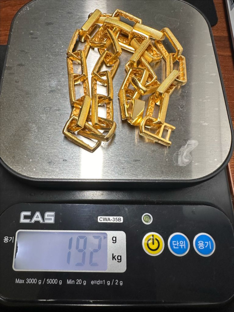 50돈 순금 목걸이 이미지